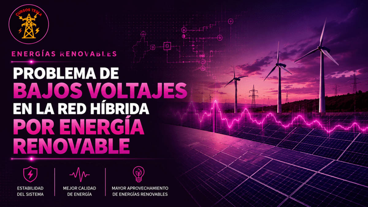 Problema De Bajos Voltajes En La Red H&iacute;brida Por Energ&iacute;a Renovable